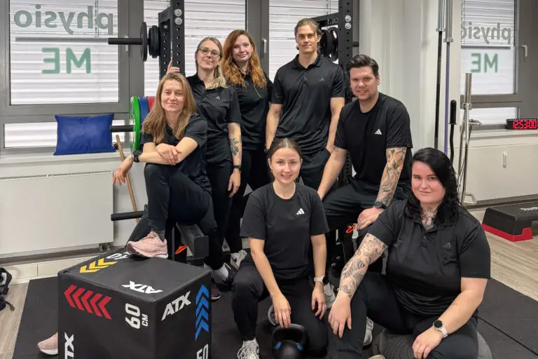 Teamfoto physio_me Physiotherapie und Training